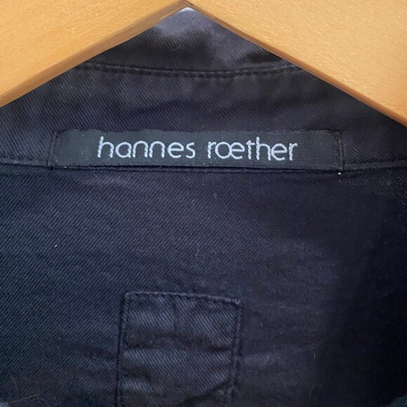 🔷 Hannes Roether — Navy Shirt Dress — Medium - Picture 8 of 11